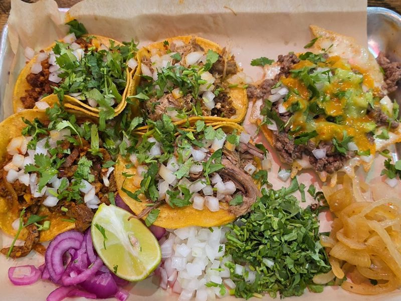 Dos Tacos food